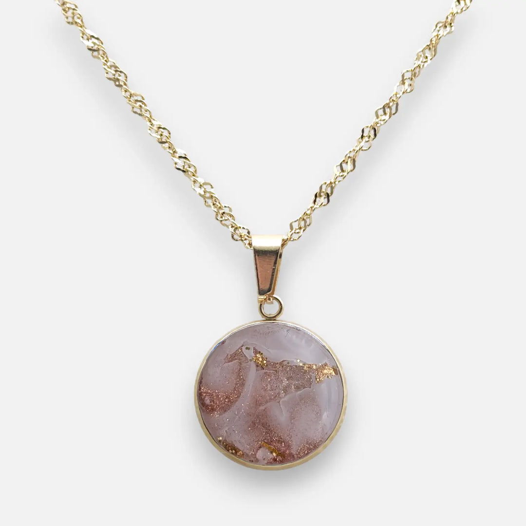 Regal Weave Chain - Gilded Blush Mist - Prince of Wales-Kette