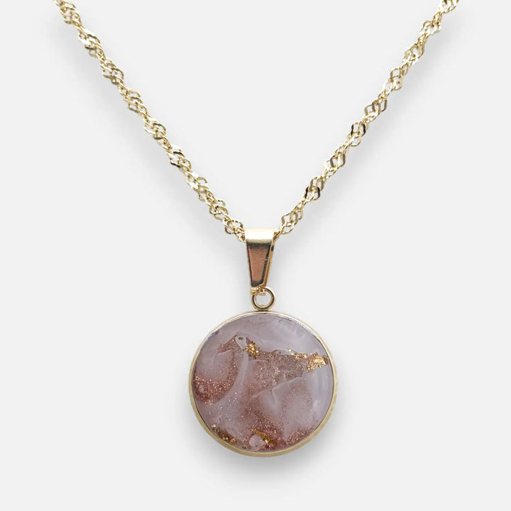 Regal Weave Chain - Gilded Blush Mist - Prince of Wales-Kette