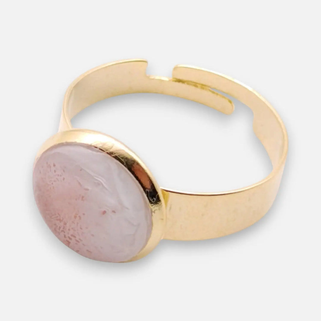 Rose Pearl Ring - Unigröße (verstellbar)