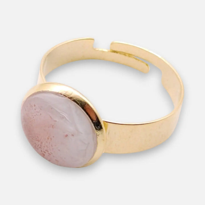 Rose Pearl Ring - Unigröße (verstellbar)