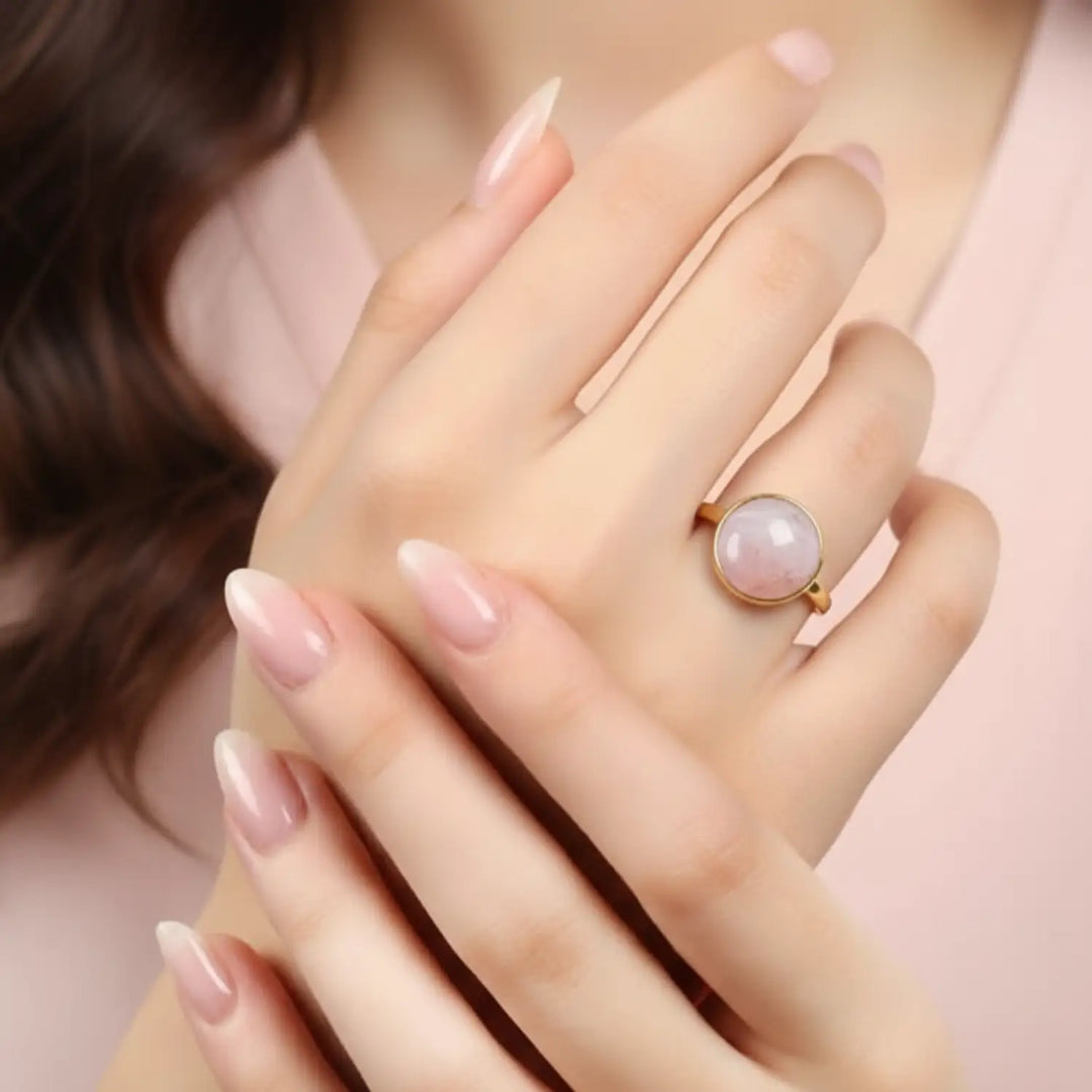 Rose Pearl Ring - Unigröße (verstellbar)