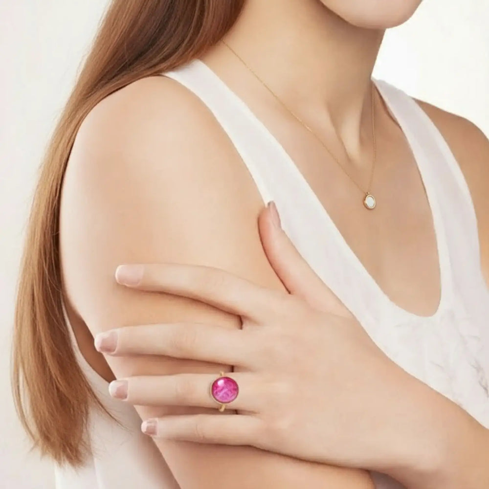 Rose Petal Ring - Unigröße (verstellbar)