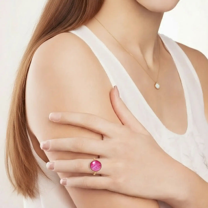 Rose Petal Ring - Unigröße (verstellbar)