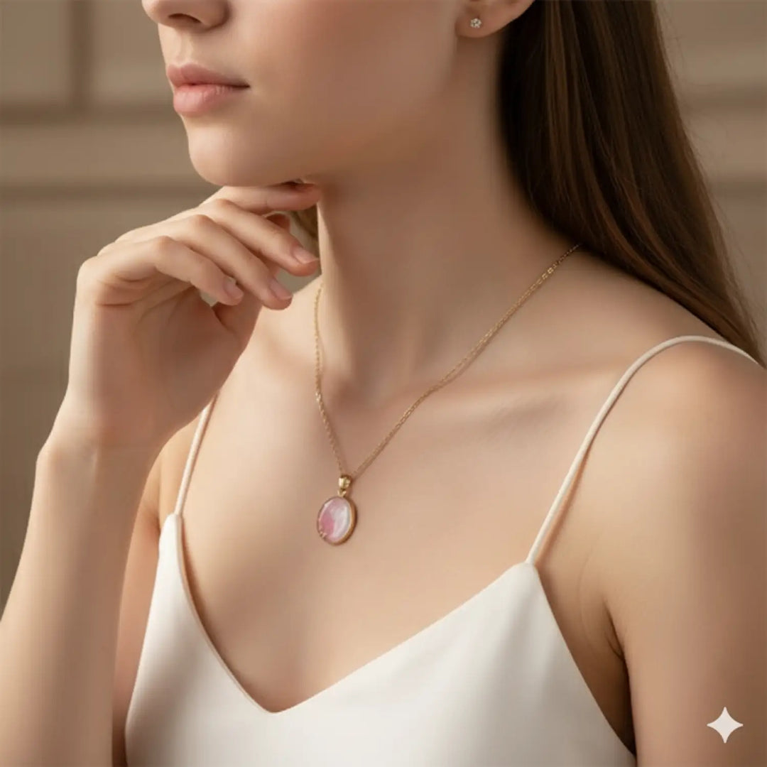 Rosy Elegance Ankerkette