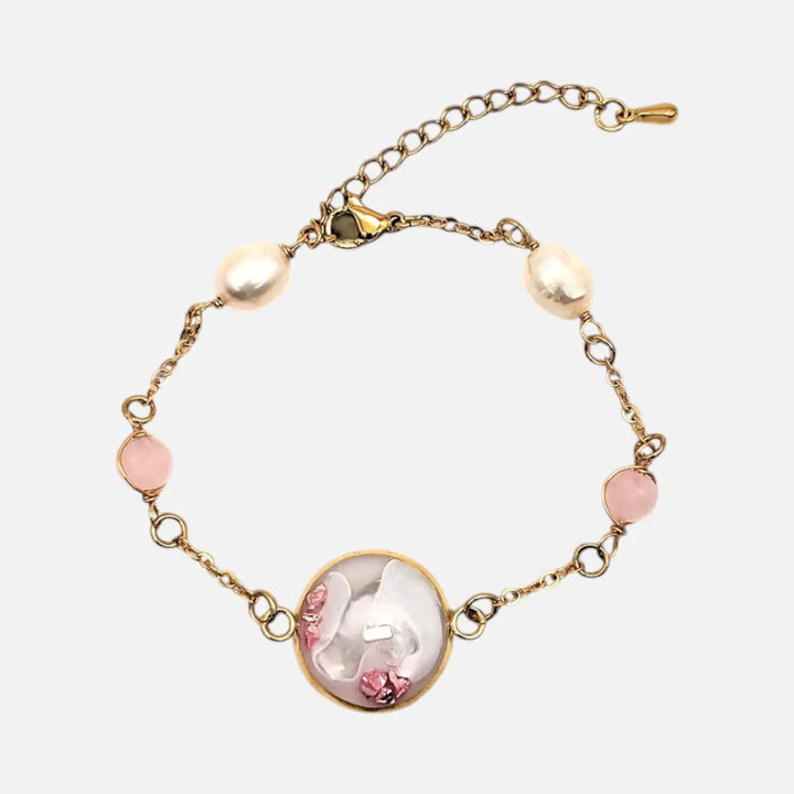 Rosy White Harmony - Ankerkette