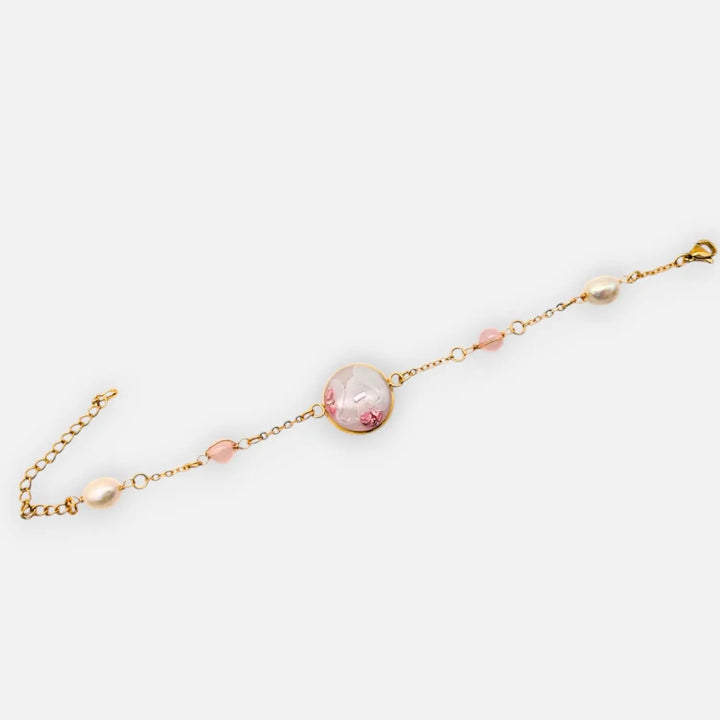 Rosy White Harmony - Ankerkette