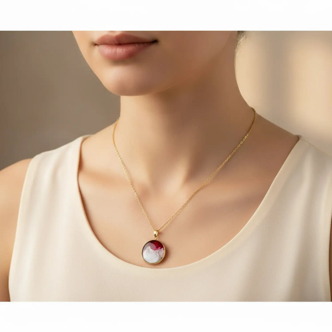 Ruby Elegance Ankerkette