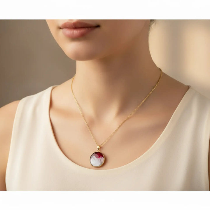 Ruby Elegance Ankerkette