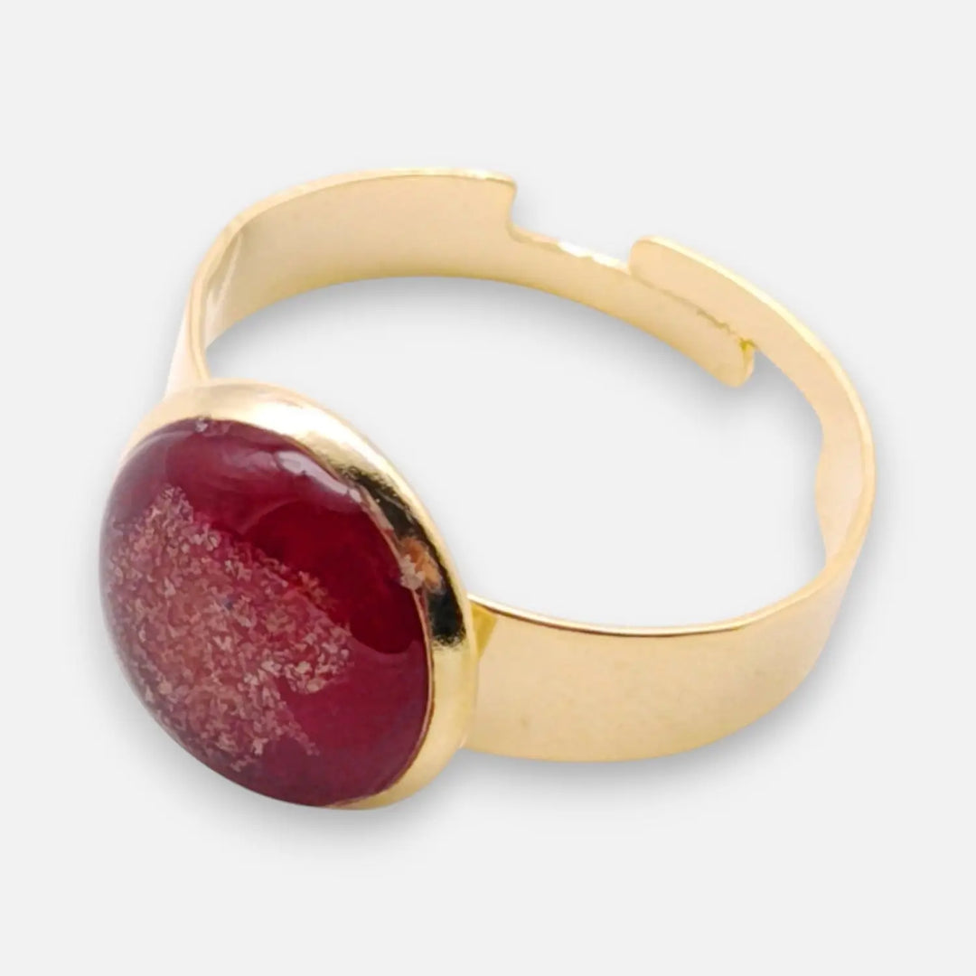 Ruby Flame Ring - Unigröße (verstellbar)