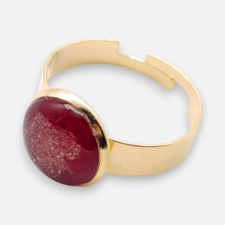 Ruby Flame Ring - Unigröße (verstellbar)