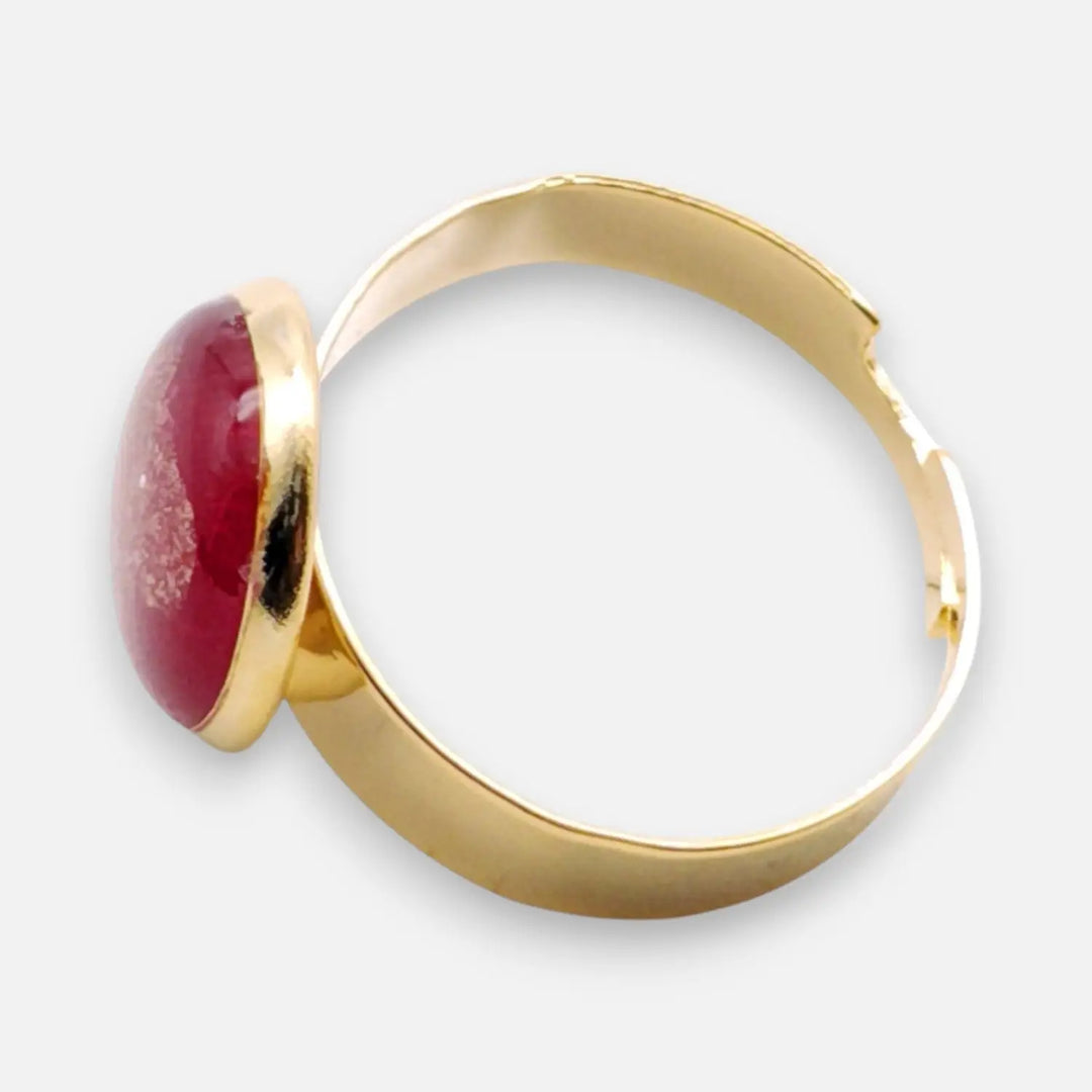 Ruby Flame Ring - Unigröße (verstellbar)