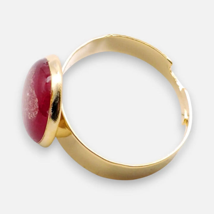 Ruby Flame Ring - Unigröße (verstellbar)
