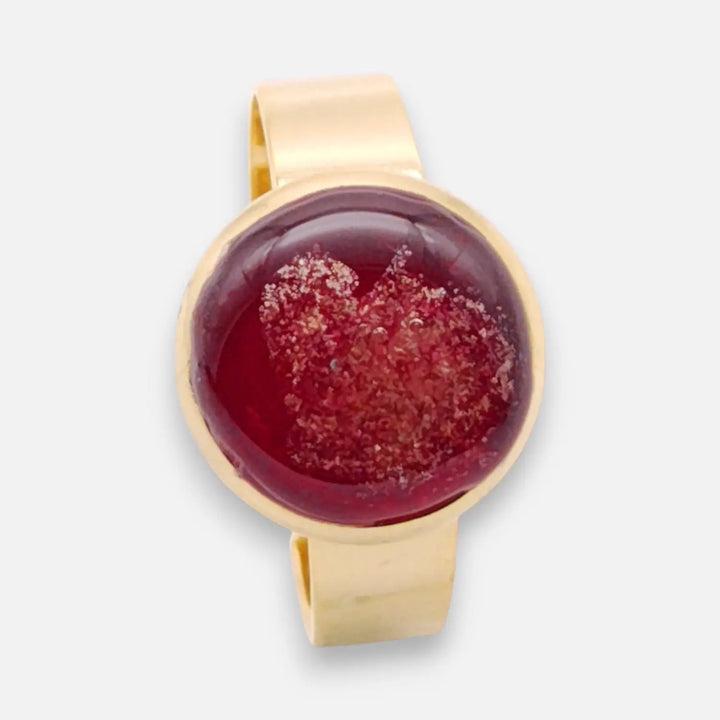 Ruby Flame Ring - Unigröße (verstellbar)
