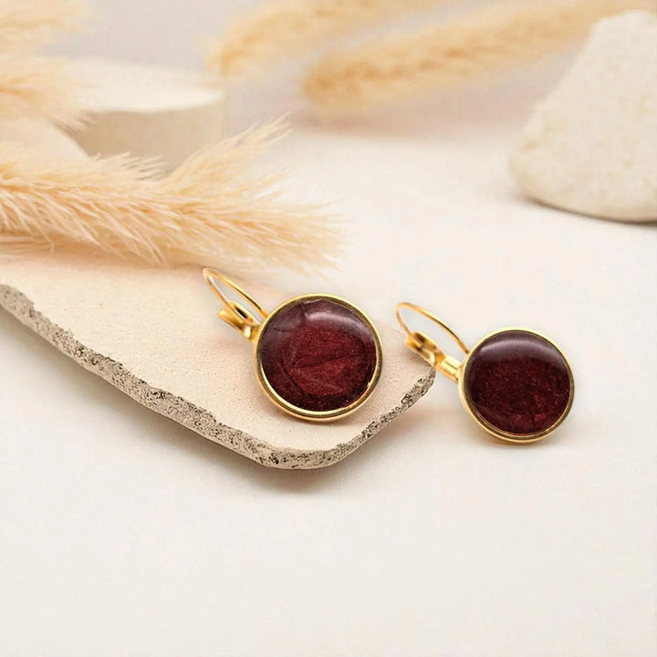 Ruby Sparkle - Ohrclips