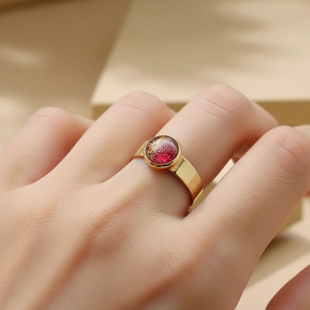 Scarlet Dot Ring - Unigröße (verstellbar)