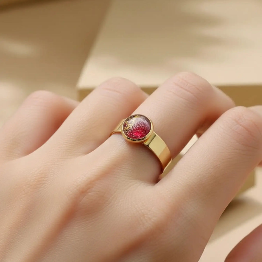 Scarlet Dot Ring - Unigröße (verstellbar)