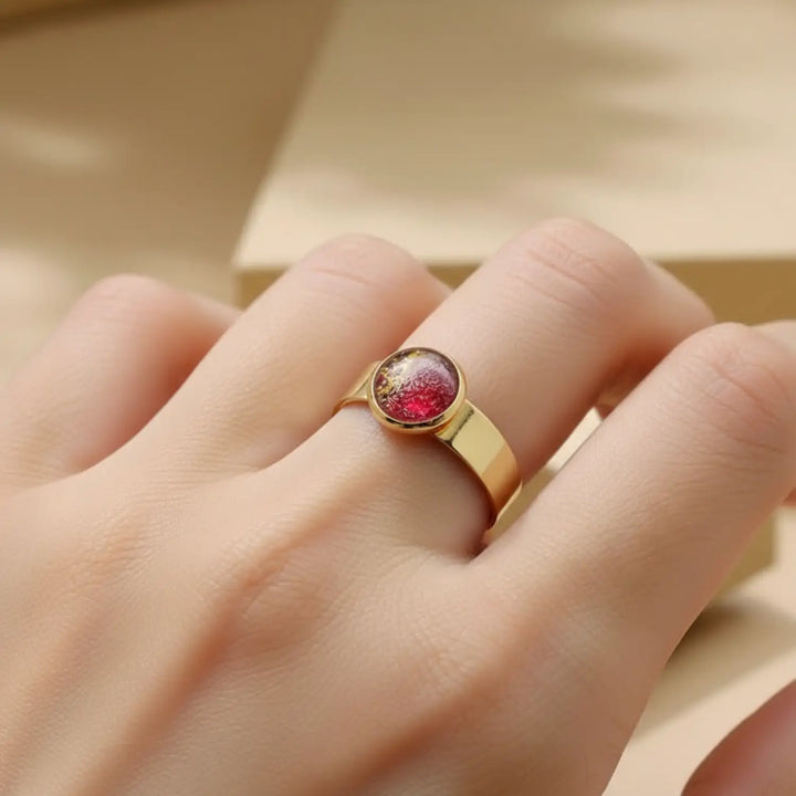 Scarlet Dot Ring - Unigröße (verstellbar)