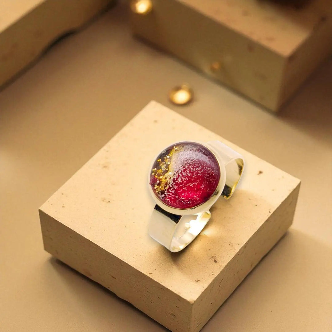 Scarlet Dot Ring - Unigröße (verstellbar)