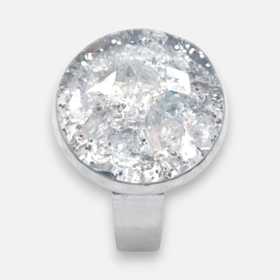 Silver Halo Ring - Unigröße (verstellbar)