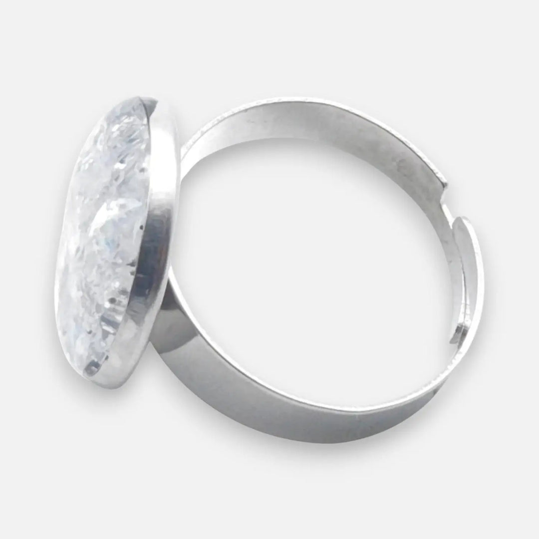 Silver Halo Ring - Unigröße (verstellbar)