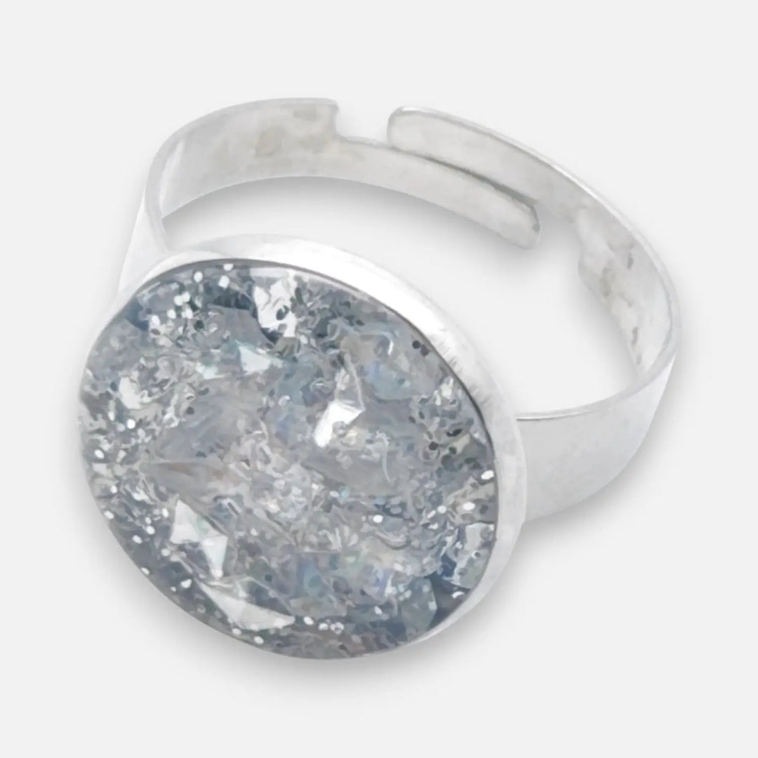 Silver Halo Ring - Unigröße (verstellbar)