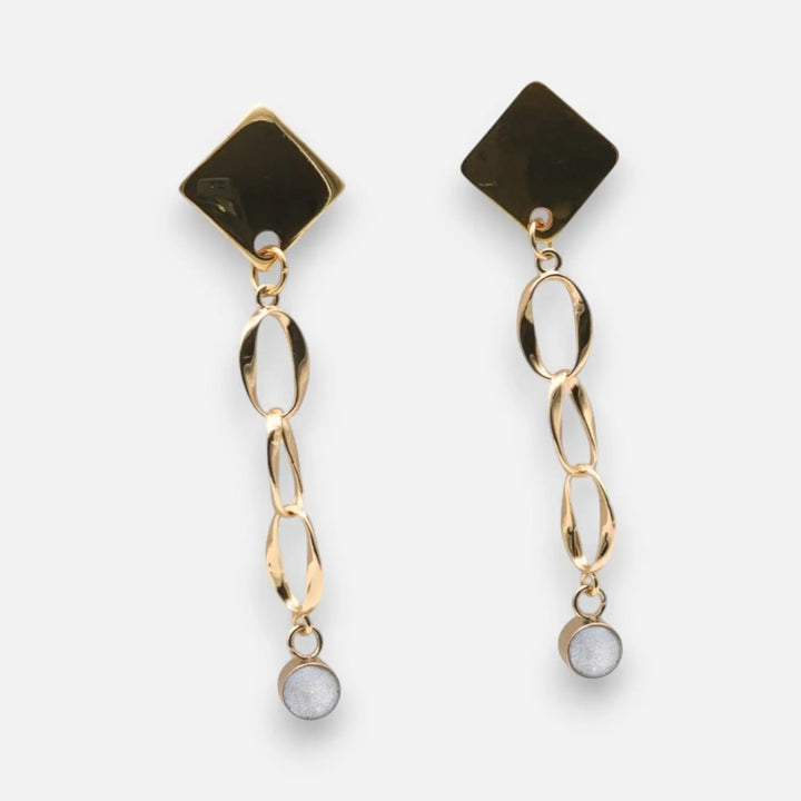 Silver Line Drops - Ohrstecker