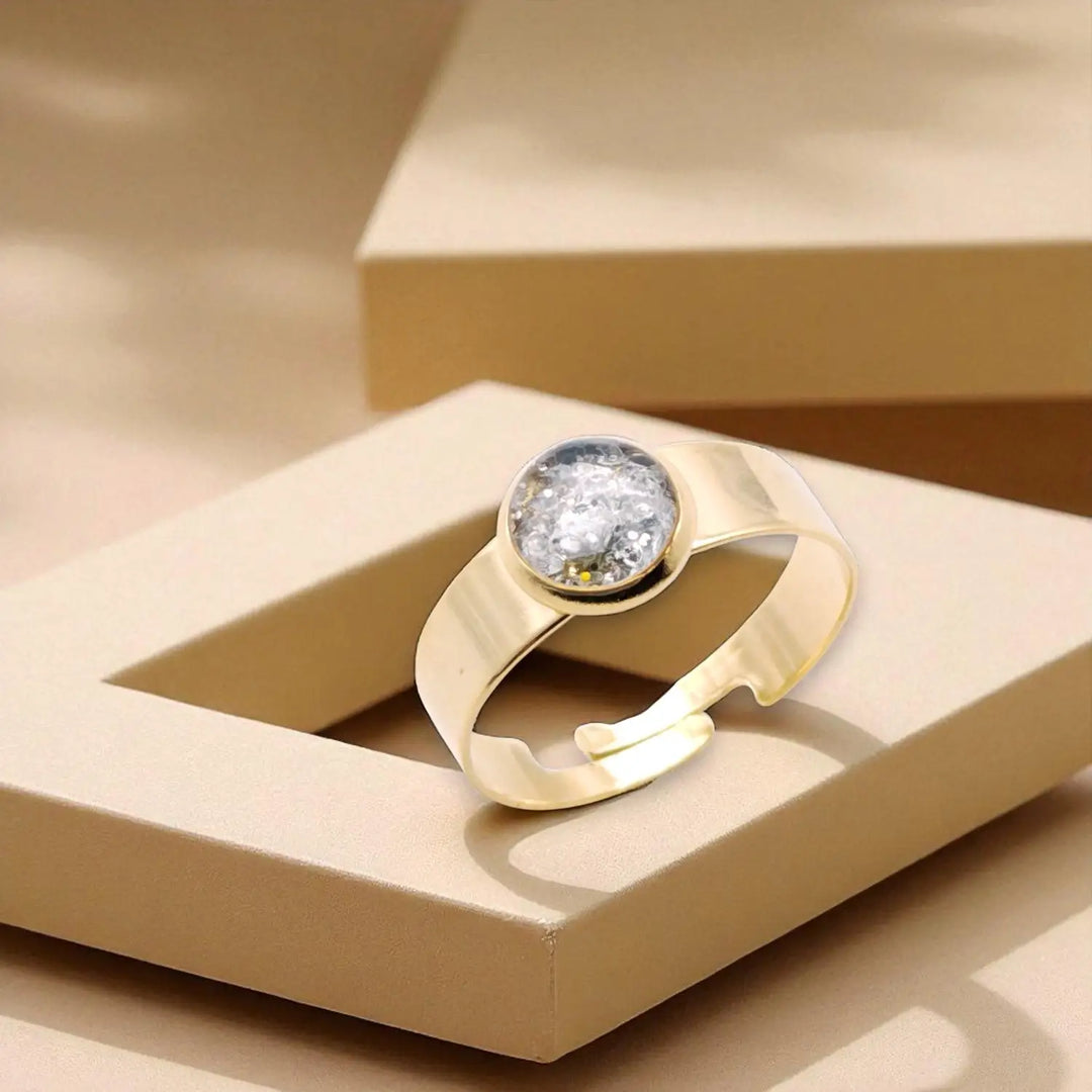 Silver Micro Ring - Unigröße (verstellbar)