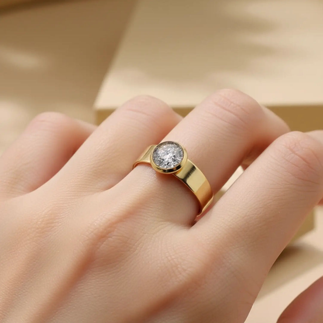 Silver Micro Ring - Unigröße (verstellbar)