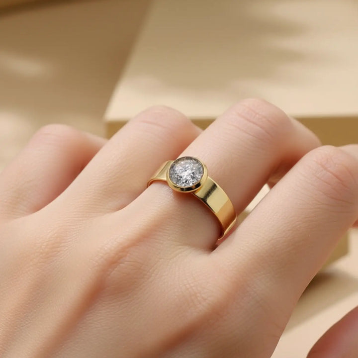 Silver Micro Ring - Unigröße (verstellbar)