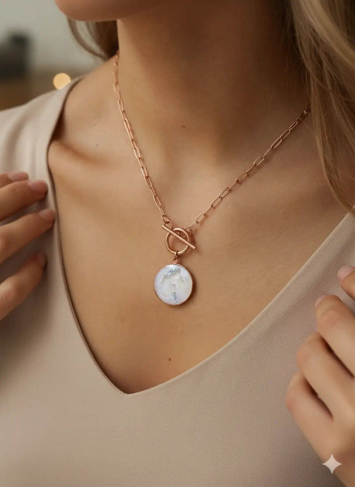 Silver Stream Paperclip