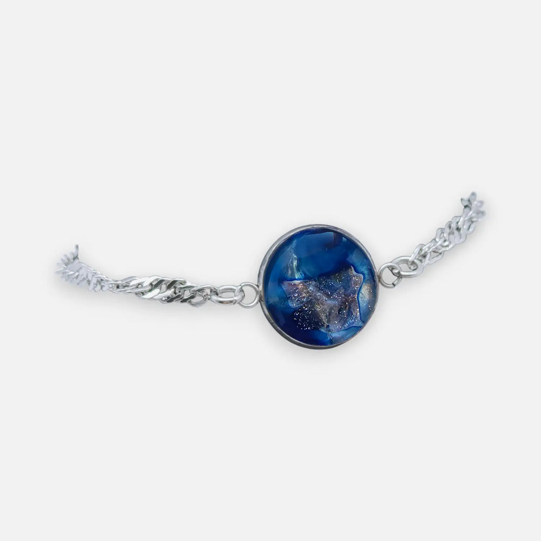 Singapore Twist Bracelet - Sapphire Starfall - Singapur-Kette