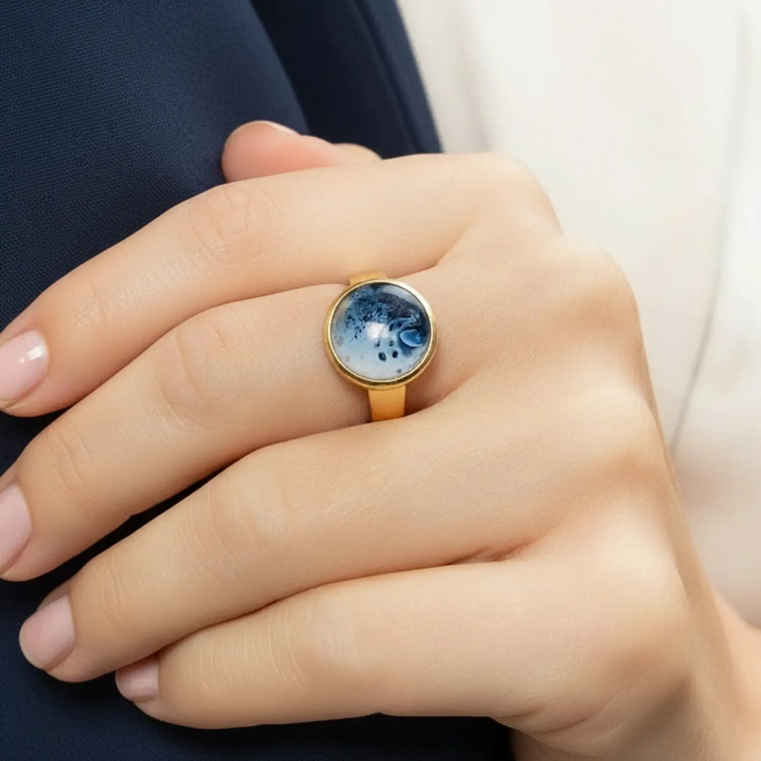 Sky Ivory Ring - Unigröße (verstellbar)