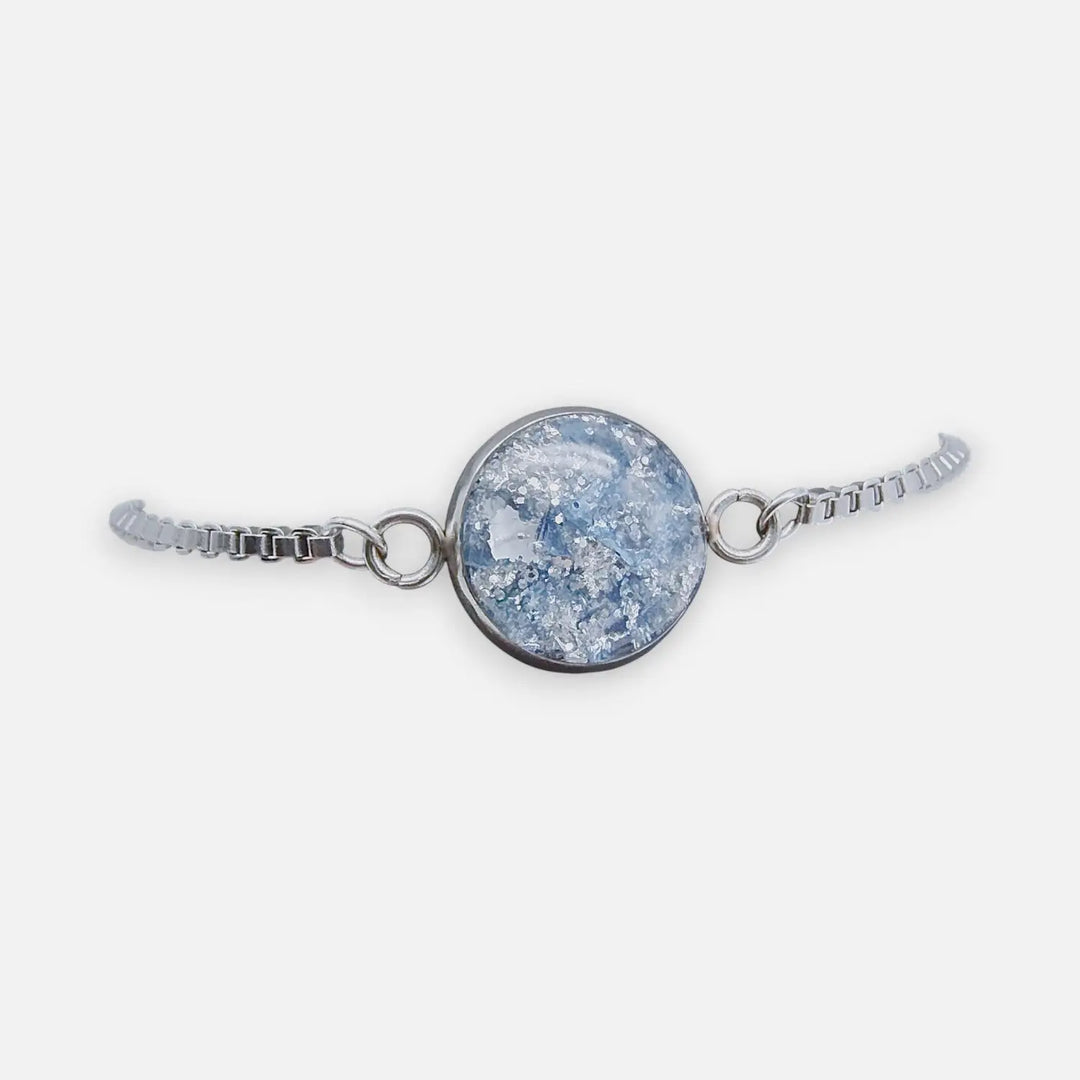 Slim Slider Chain - Arctic Aqua Shards - Venezianerkette