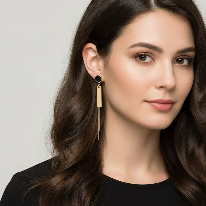 Snake Tassel Studs - Ohrstecker