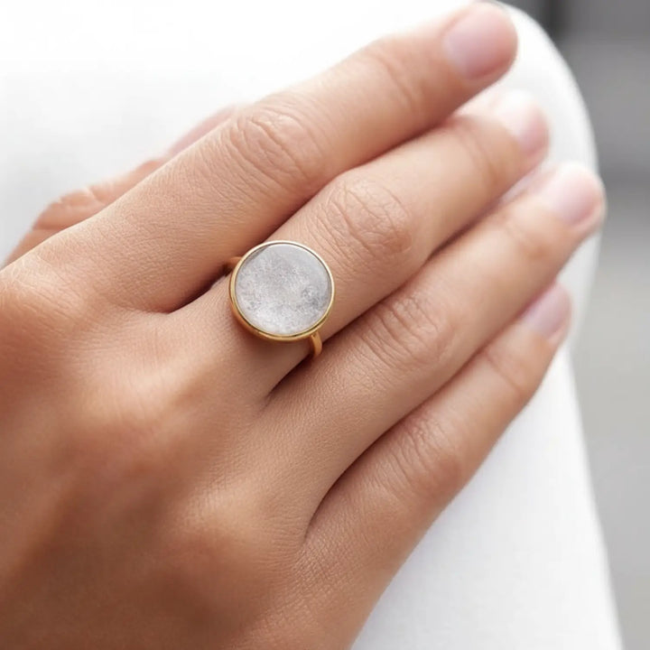 Snow Aura Ring - Unigröße (verstellbar)