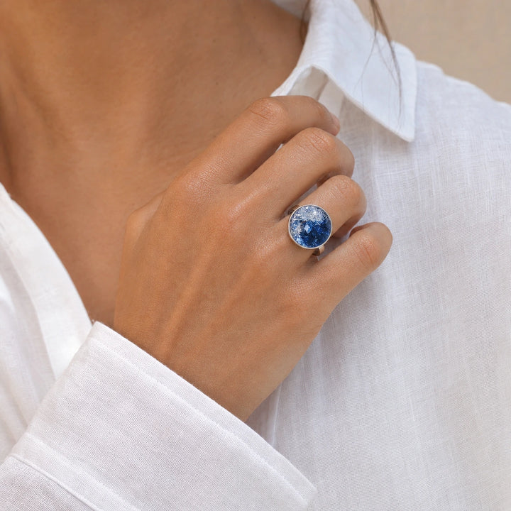 Blue Steel Ring von SOLEA - Modelbild