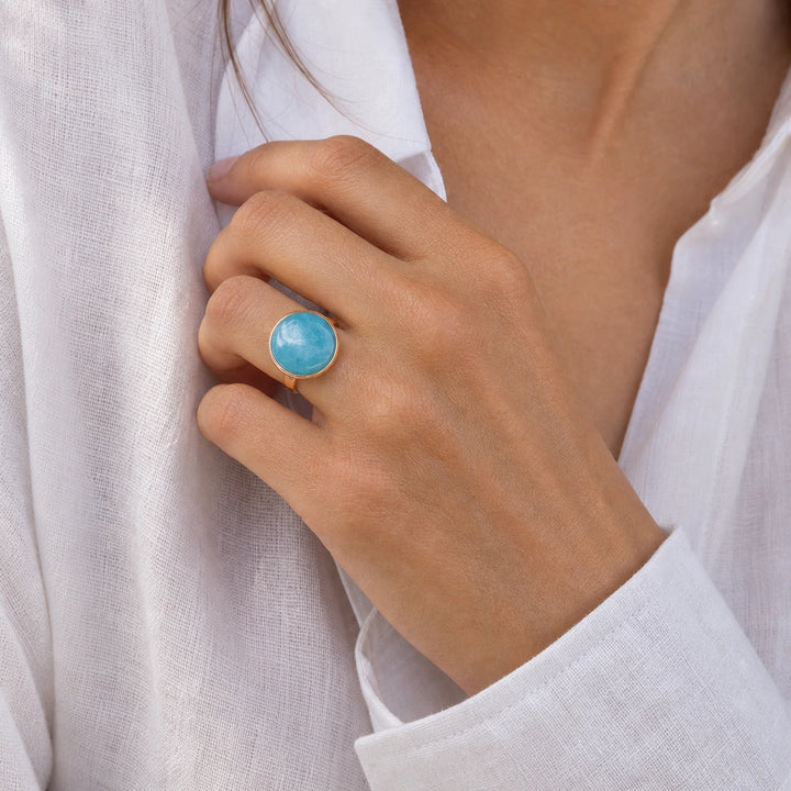 Deep Blue Ring von SOLEA - Modelbild