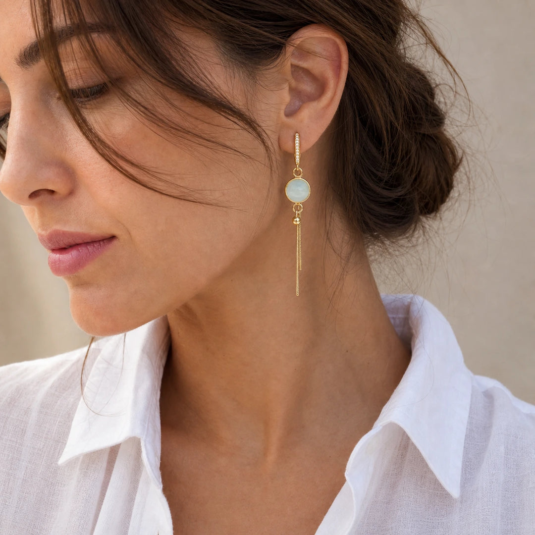 Blue Tassel von SOLEA getragen - Ohrringe