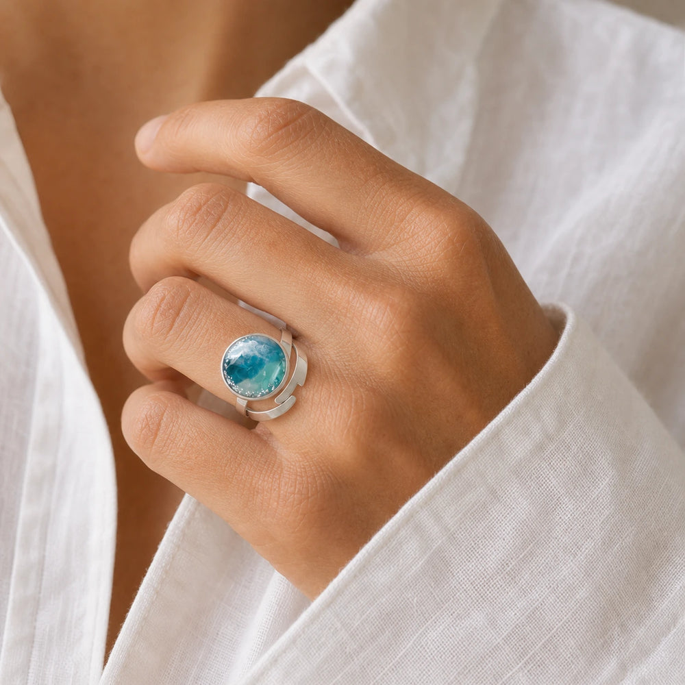 Forest Steel Ring von SOLEA - Modelbild