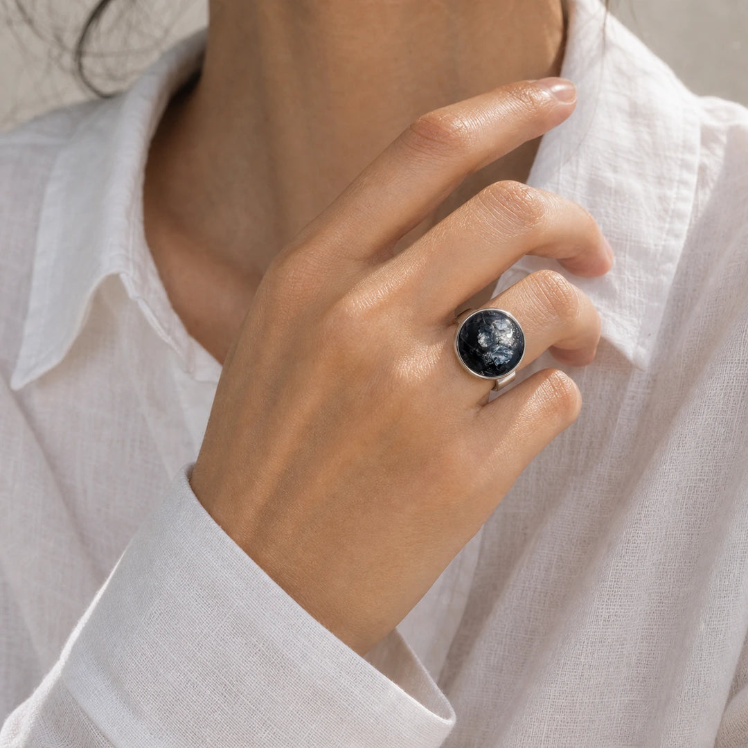Onyx Steel Ring von SOLEA - Modelbild
