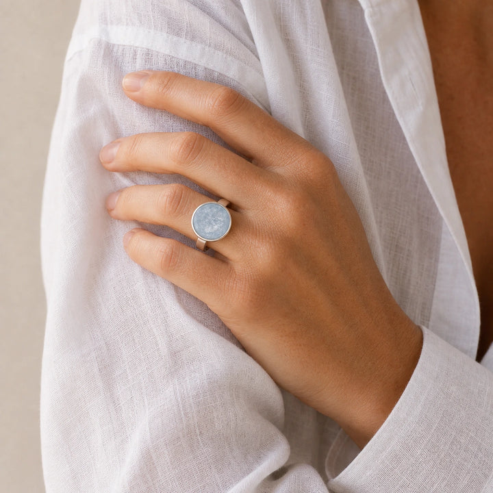 Silver Classic Ring von SOLEA - Modelbild