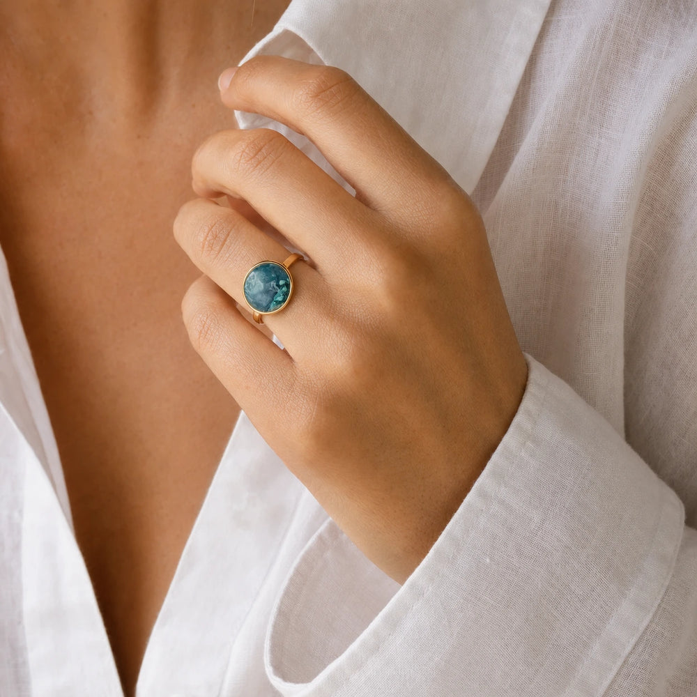 Silver Meadow Ring von SOLEA - Modelbild