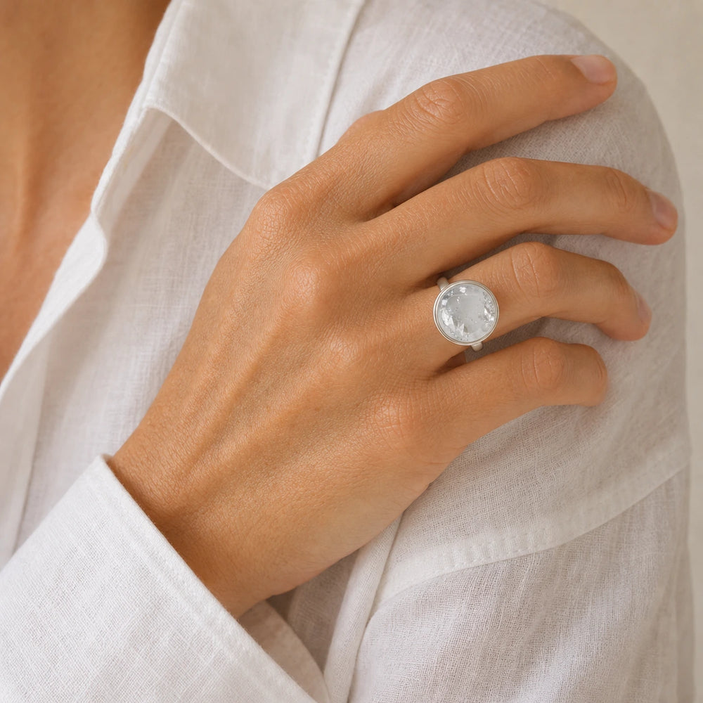 Winter Steel Ring von SOLEA - Modelbild