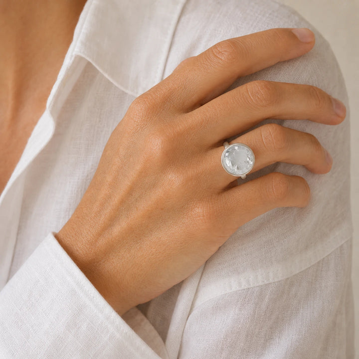 Winter Steel Ring von SOLEA - Modelbild