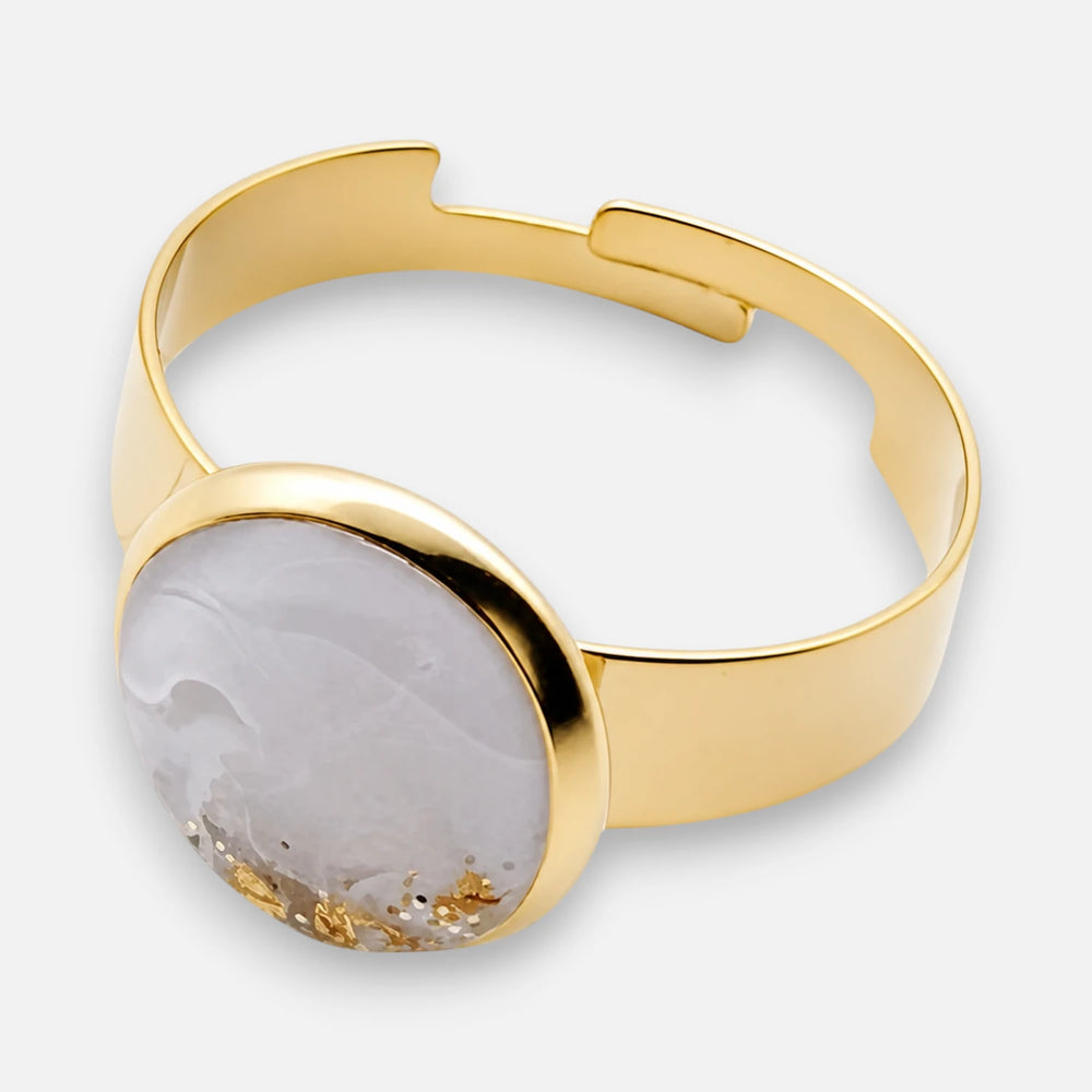 Ivory Gold Ring - Produktbild 4