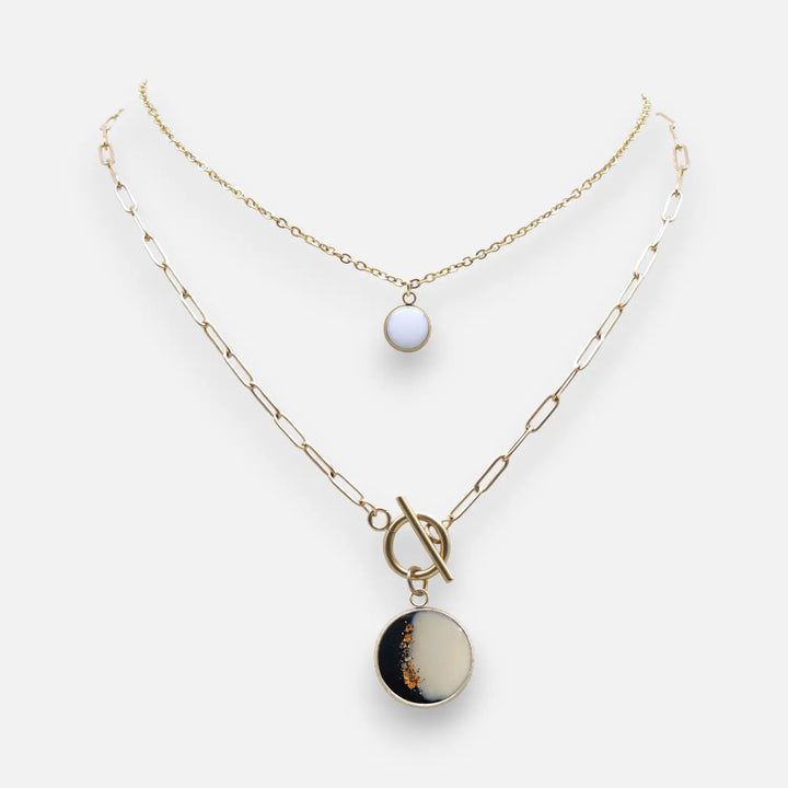 Toggle Duo Extension - Midnight Ivory Divide - Ankerkette/Paperclip