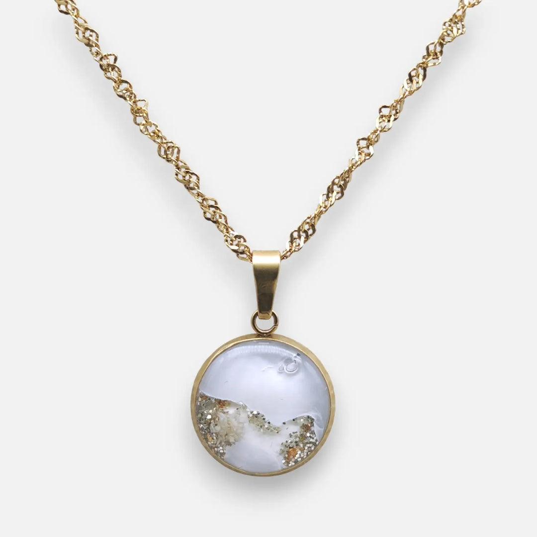 Triple Layer Extender - Ivory Gold Shore - 3 reihige Halskette