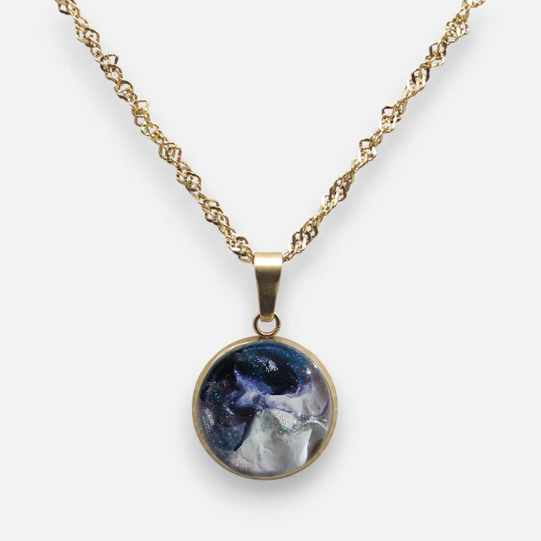 Triple Layer Extender - Silver Nebula Drift - 3 reihige Halskette