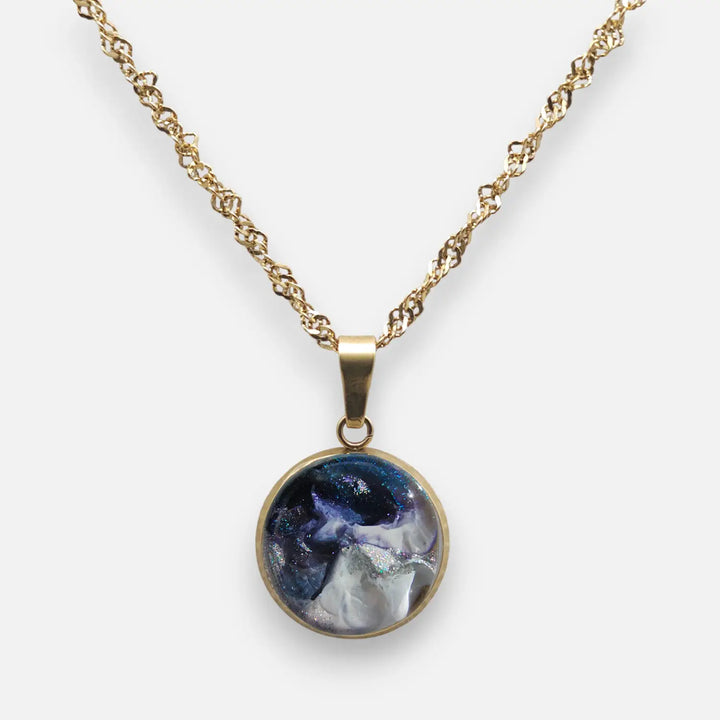 Triple Layer Extender - Silver Nebula Drift - 3 reihige Halskette