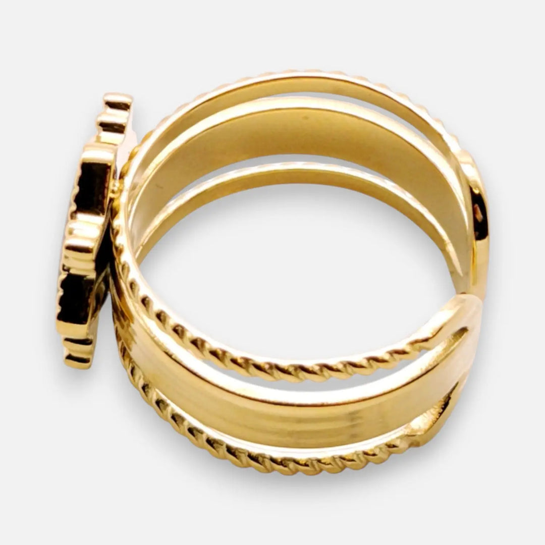 Violet Aura Ring - Unigröße (verstellbar)